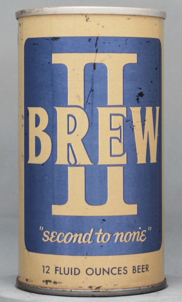 Brew Ii Beer 12 Oz Tab Top Can