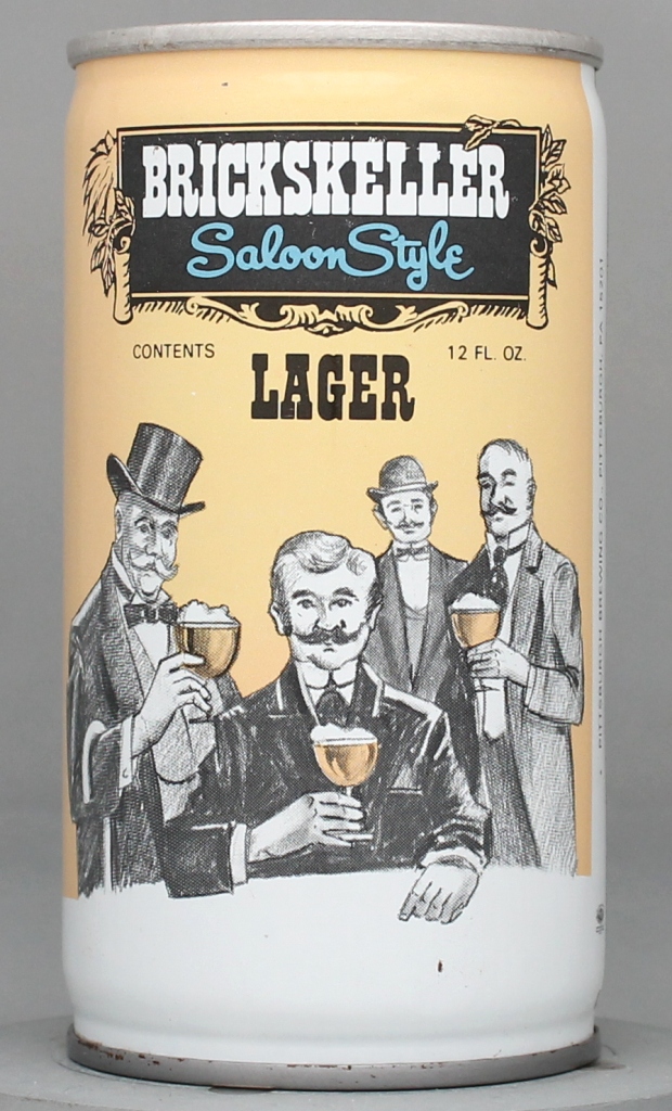 Brickskeller Saloon Lager Beer 12 Oz Tab Top Can