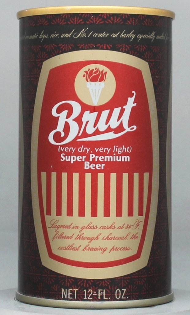 Brut Super Premium Beer 12 Oz Tab Top Can
