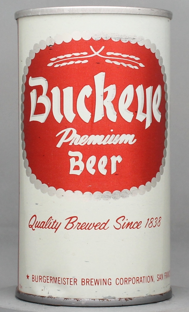 Buckeye Premium Beer 12 Oz Tab Top Can