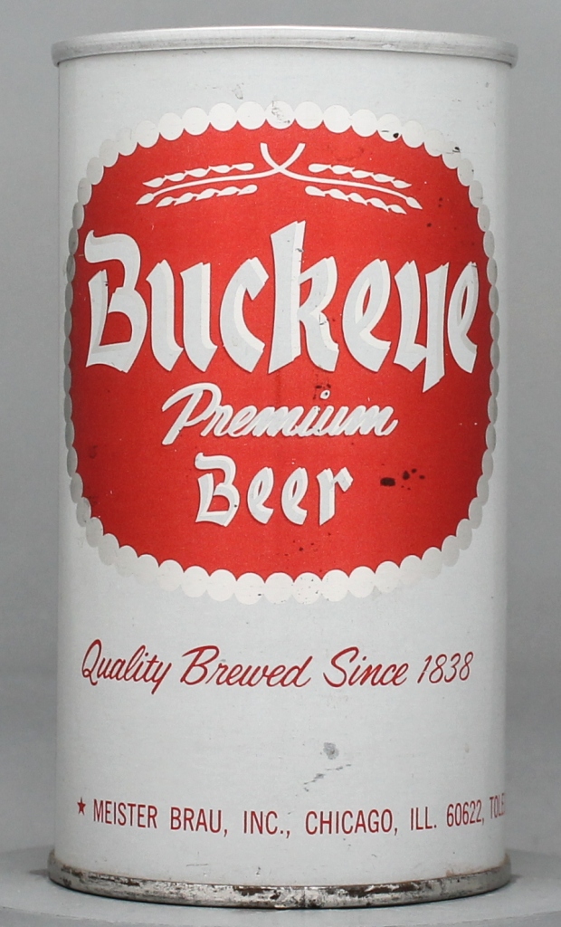 Buckeye Premium Beer 12 Oz Tab Top Can