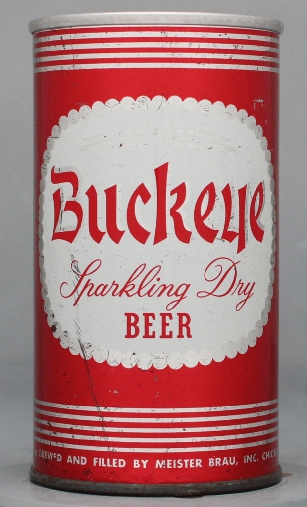 Buckeye Sparkling Dry Beer 12 Oz Tab Top Can