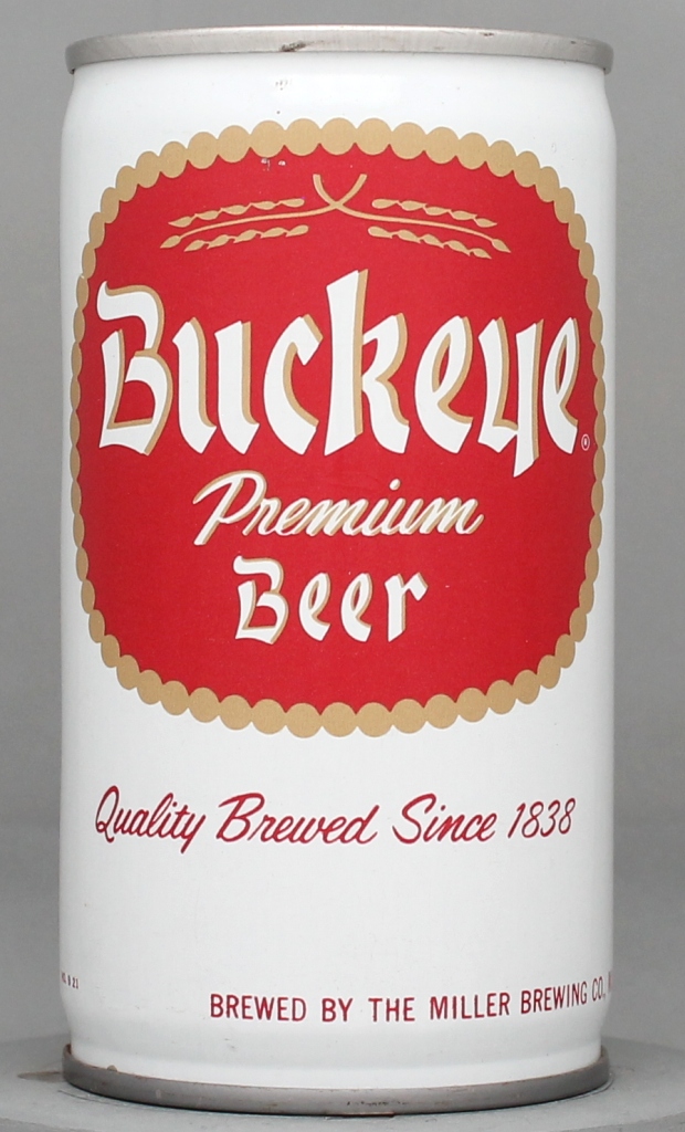 Buckeye Premium Beer 12 Oz Tab Top Can