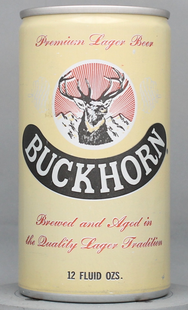 Buckhorn Premium Lager Beer 12 Oz Tab Top Can