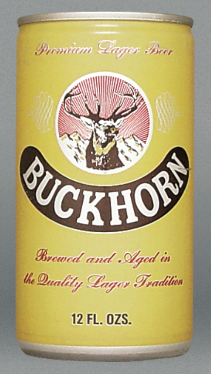 Buckhorn Premium Lager Beer 12 Oz Tab Top Can