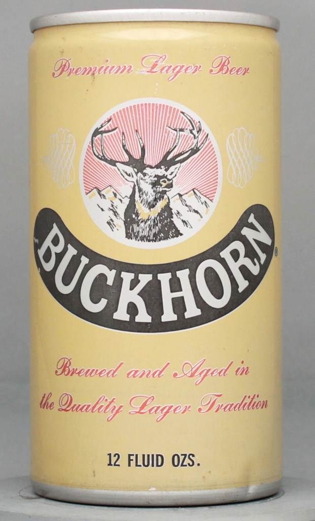 Buckhorn Premium Lager Beer 12 Oz Tab Top Can