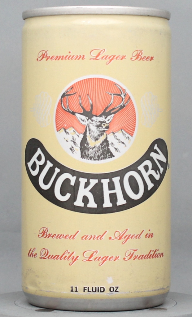 Buckhorn Premium Lager Beer 11 Oz Tab Top Can