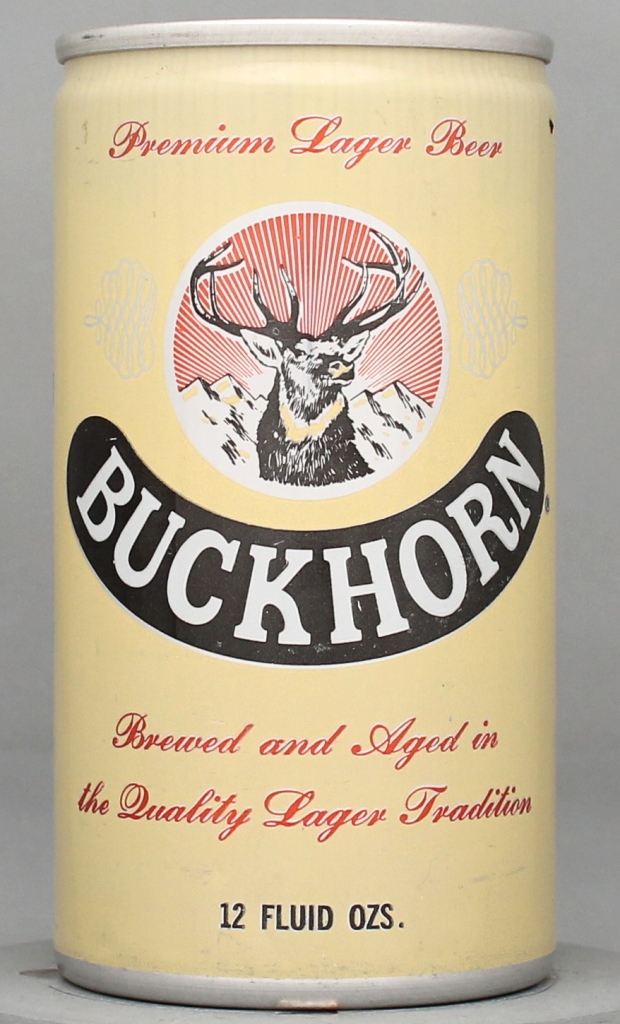 Buckhorn Premium Lager Beer 12 Oz Tab Top Can