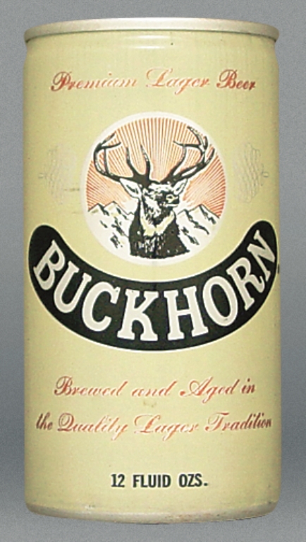 Buckhorn Premium Lager Beer 12 Oz Tab Top Can