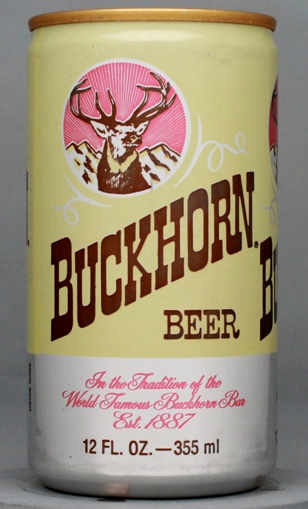 Buckhorn Beer 12 Oz Tab Top Can
