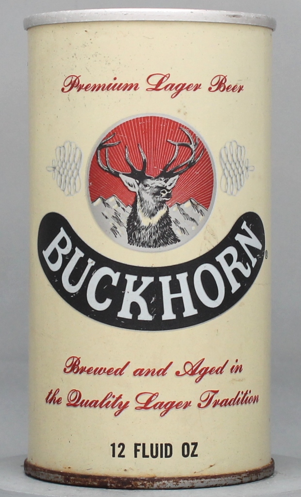 Buckhorn Premium Lager Beer 12 Oz Tab Top Can