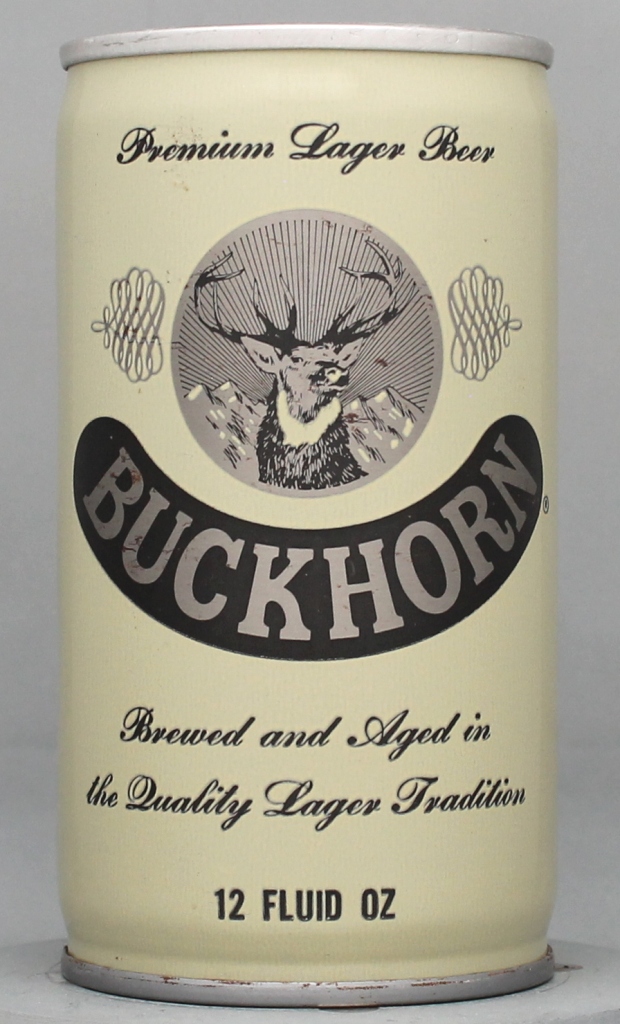 Buckhorn Premium Lager Beer 12 Oz Tab Top Can
