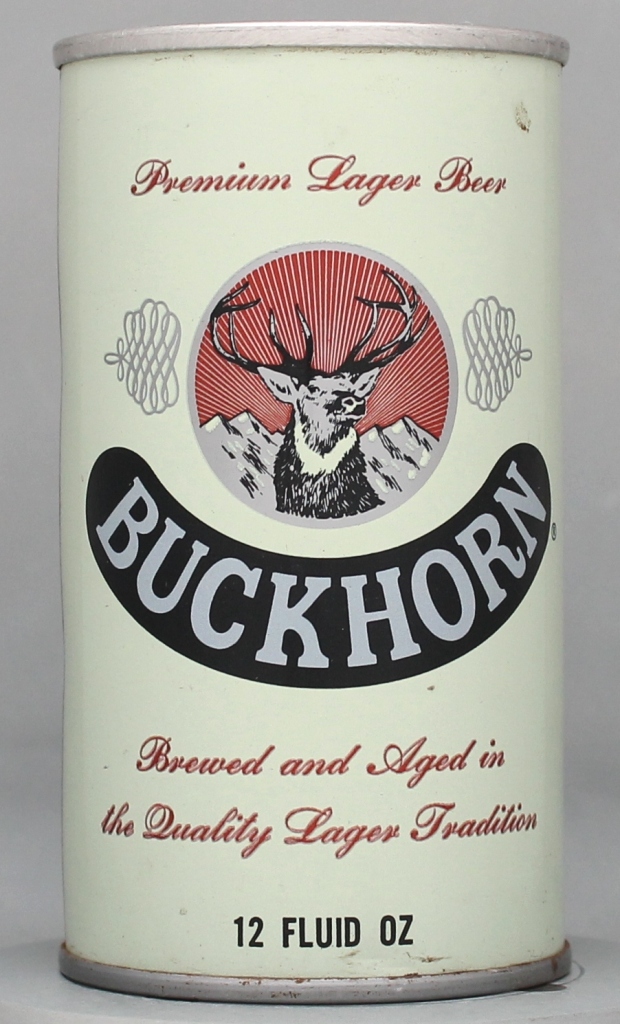Buckhorn Premium Lager Beer 12 Oz Tab Top Can