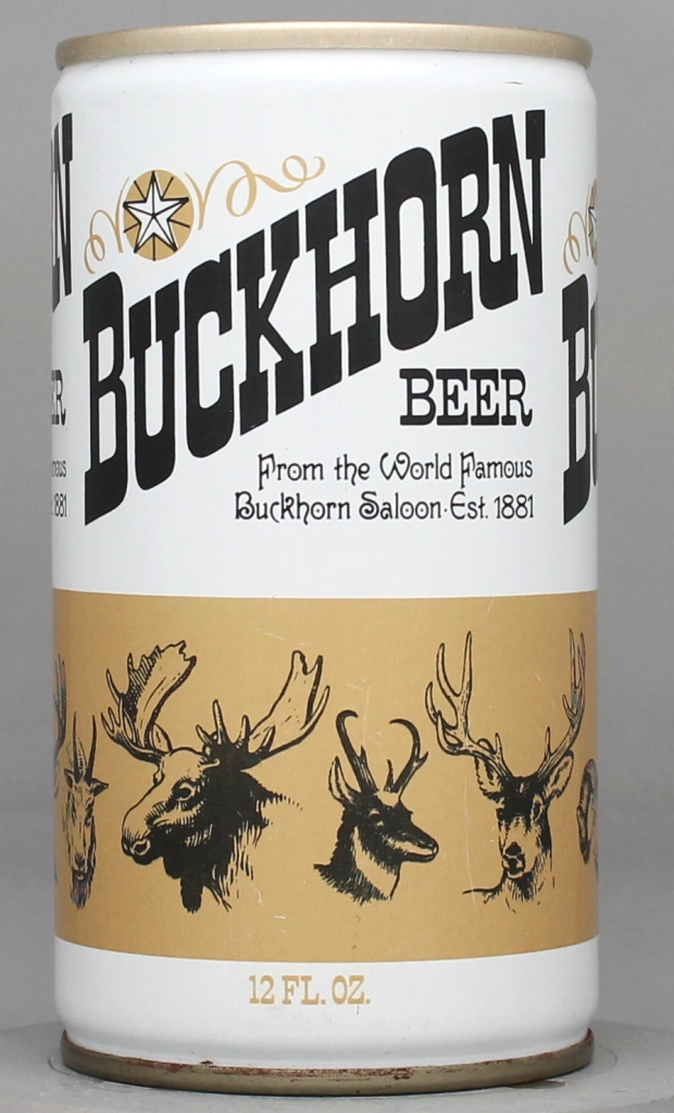 Buckhorn Beer 12 Oz Tab Top Can