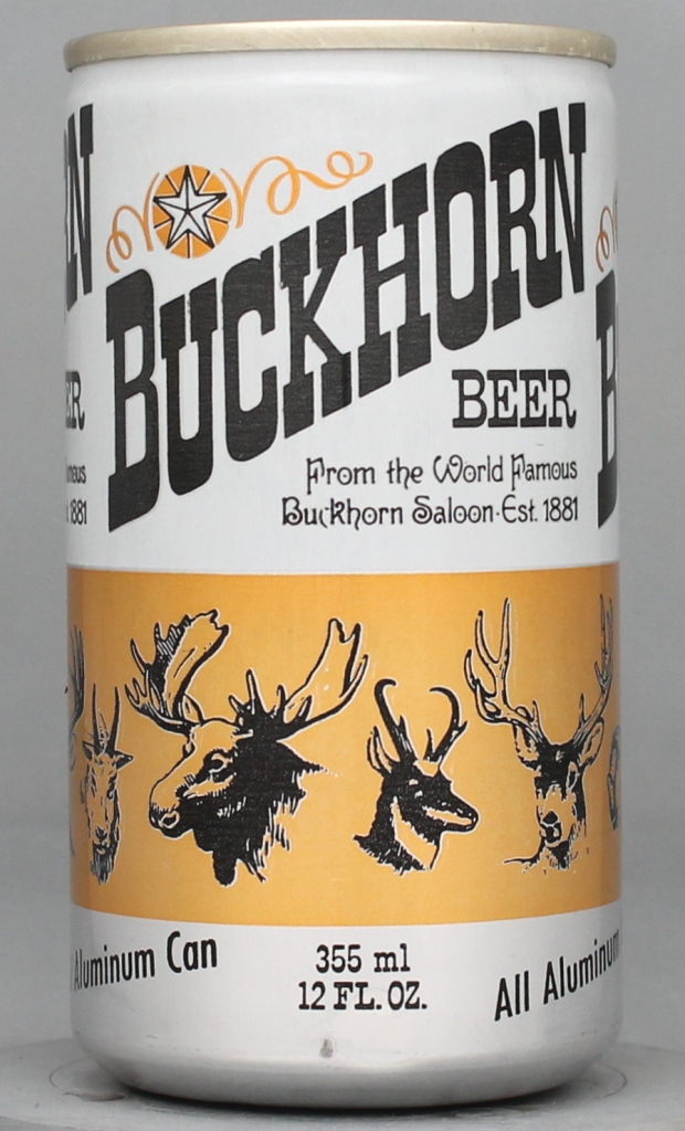 Buckhorn Beer 12 Oz Tab Top Can