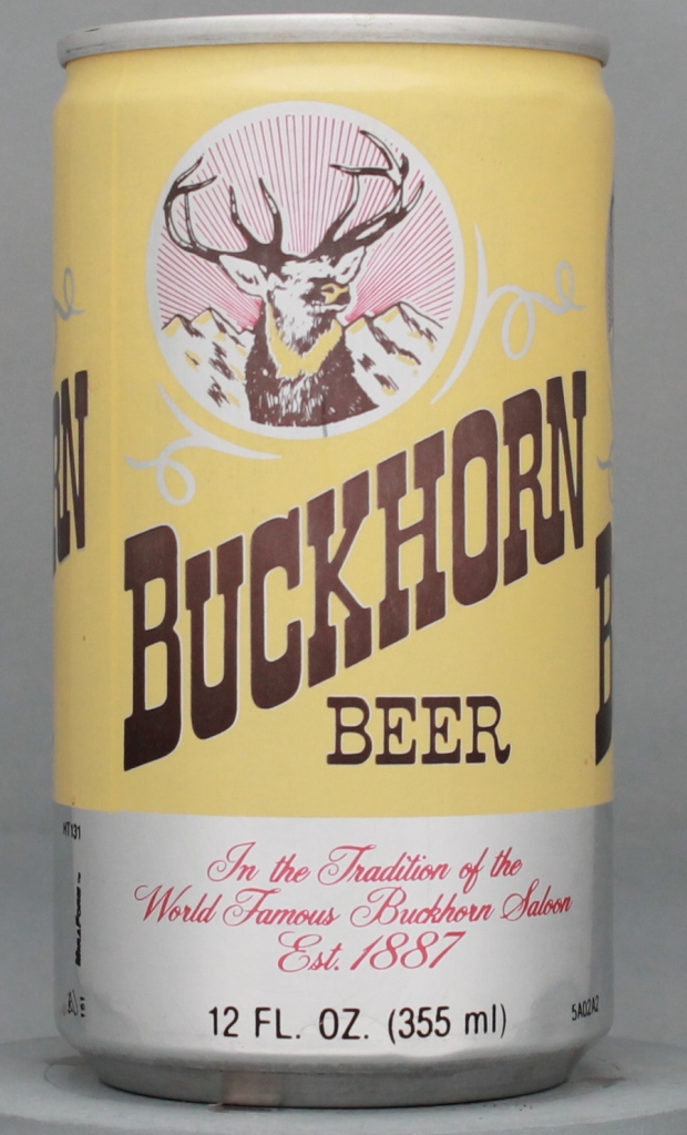Buckhorn Beer 12 Oz Tab Top Can