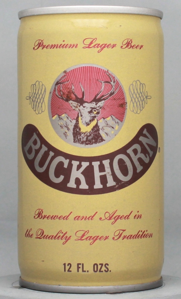 Buckhorn Premium Lager Beer 12 Oz Tab Top Can
