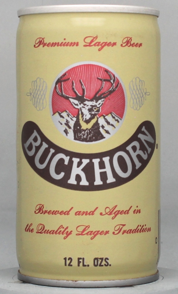 Buckhorn Premium Lager Beer 12 Oz Tab/Stay Top Can