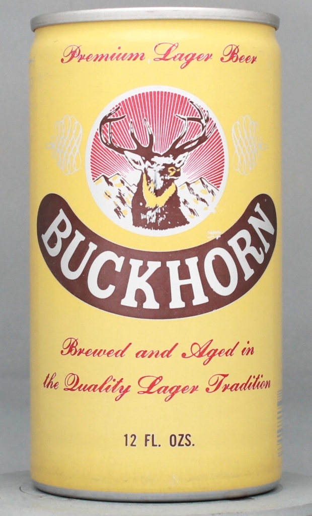 Buckhorn Premium Lager Beer 12 Oz Tab Top Can