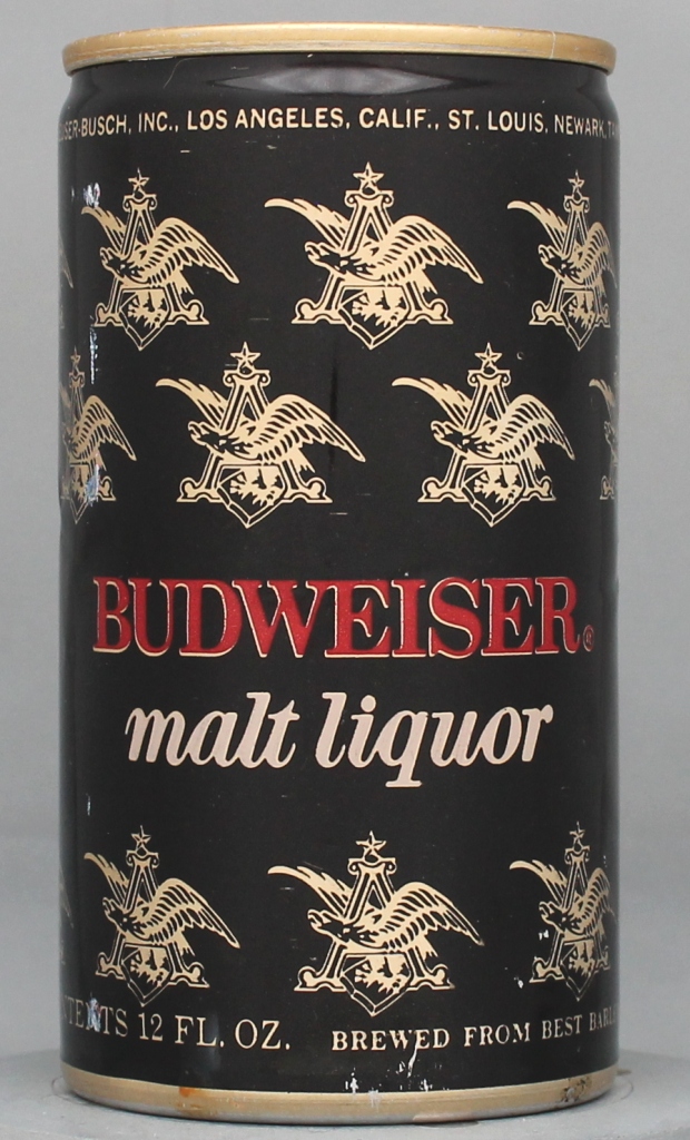 Budweiser Malt Liquor 12 Oz Tab Top Can