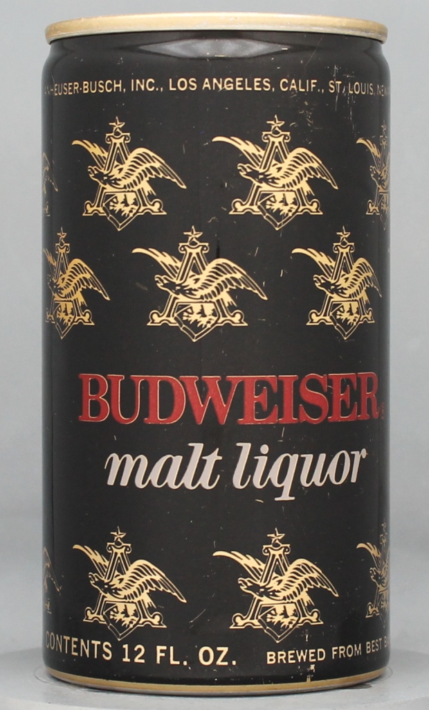 Budweiser Malt Liquor 12 Oz Tab Top Can