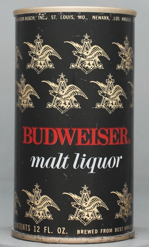 Budweiser Malt Liquor 12 Oz Tab Top Can