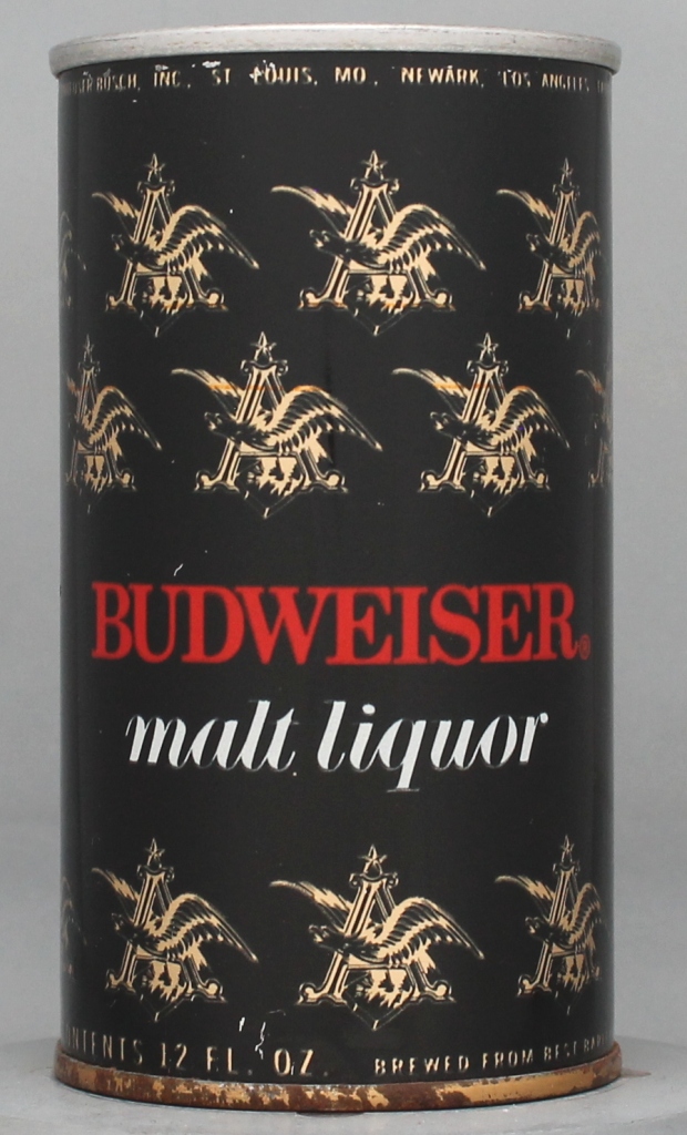 Budweiser Malt Liquor 12 Oz Tab Top Can