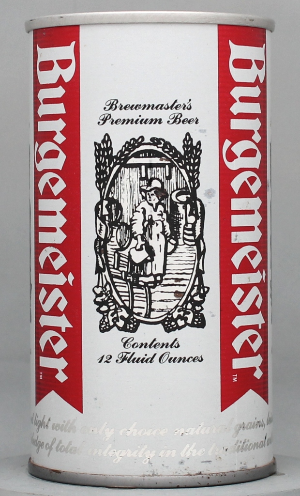 Burgemeister Brewmaster's Beer 12 Oz Tab Top Can