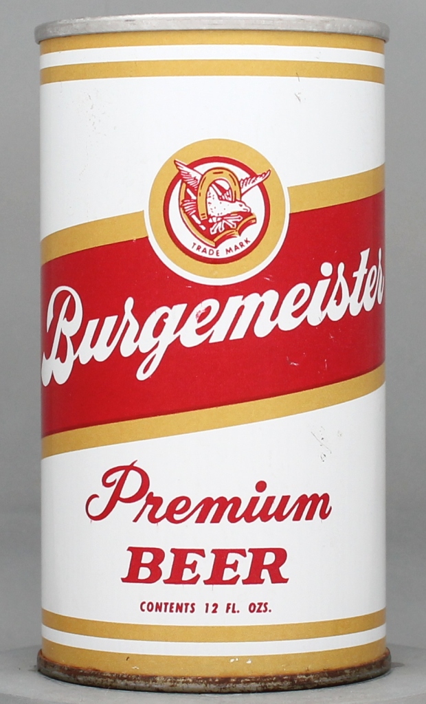 Burgemeister Premium Beer 12 Oz Tab/Insert Top Can