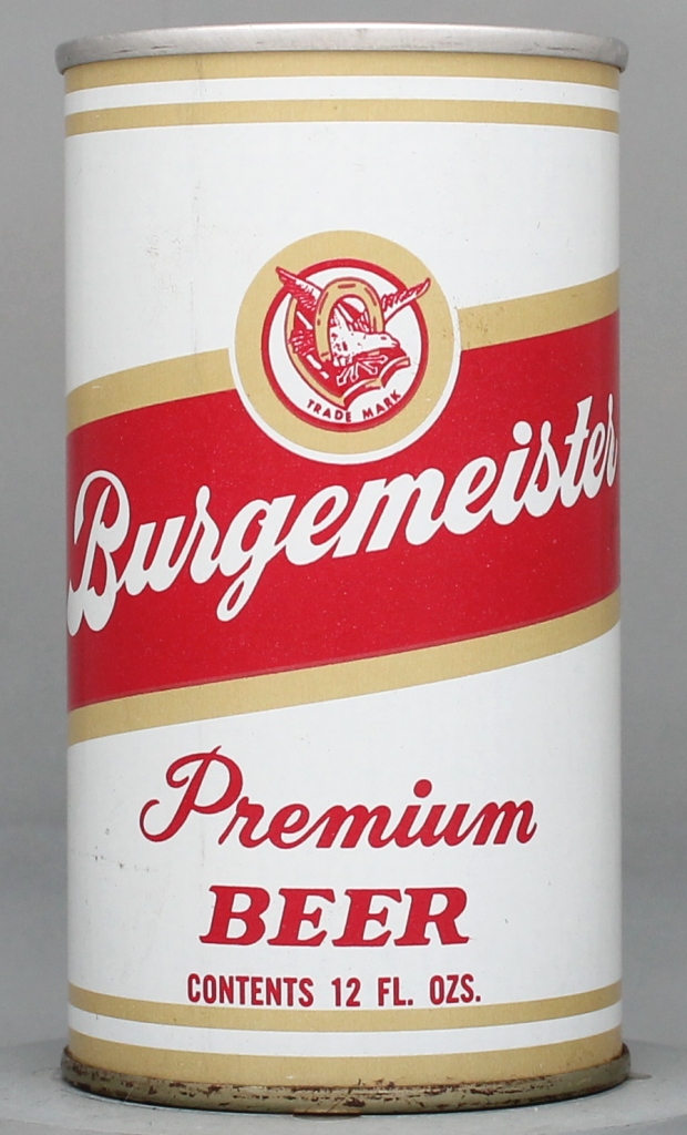 Burgemeister Premium Beer 12 Oz Tab Top Can
