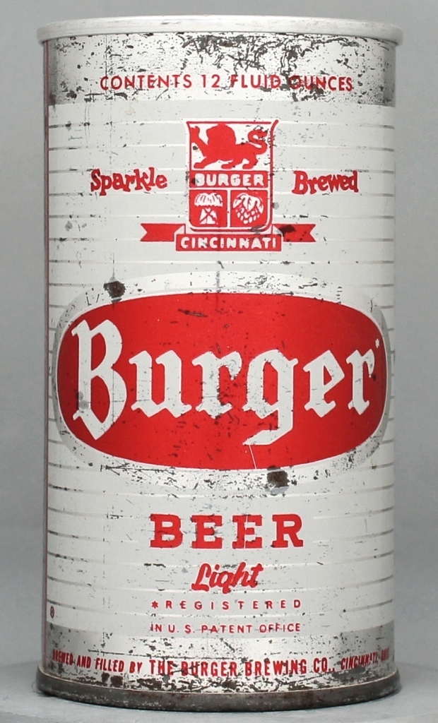 Burger Light Beer 12 Oz Zip Top Can