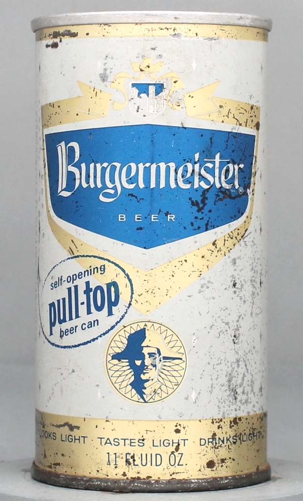 Burgermeister Beer 11 Oz Zip Top Can