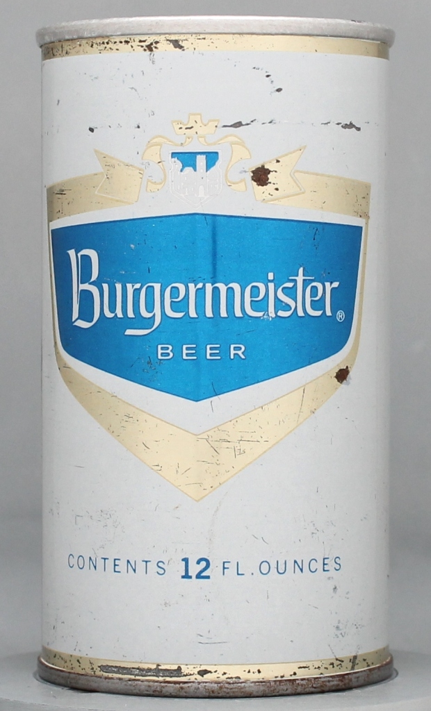 Burgermeister Beer 12 Oz Tab Top Can