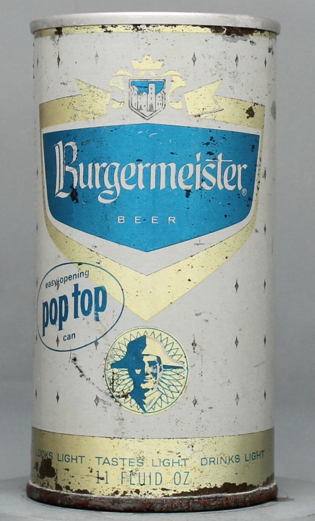 Burgermeister Beer 11 Oz Tab Top Can