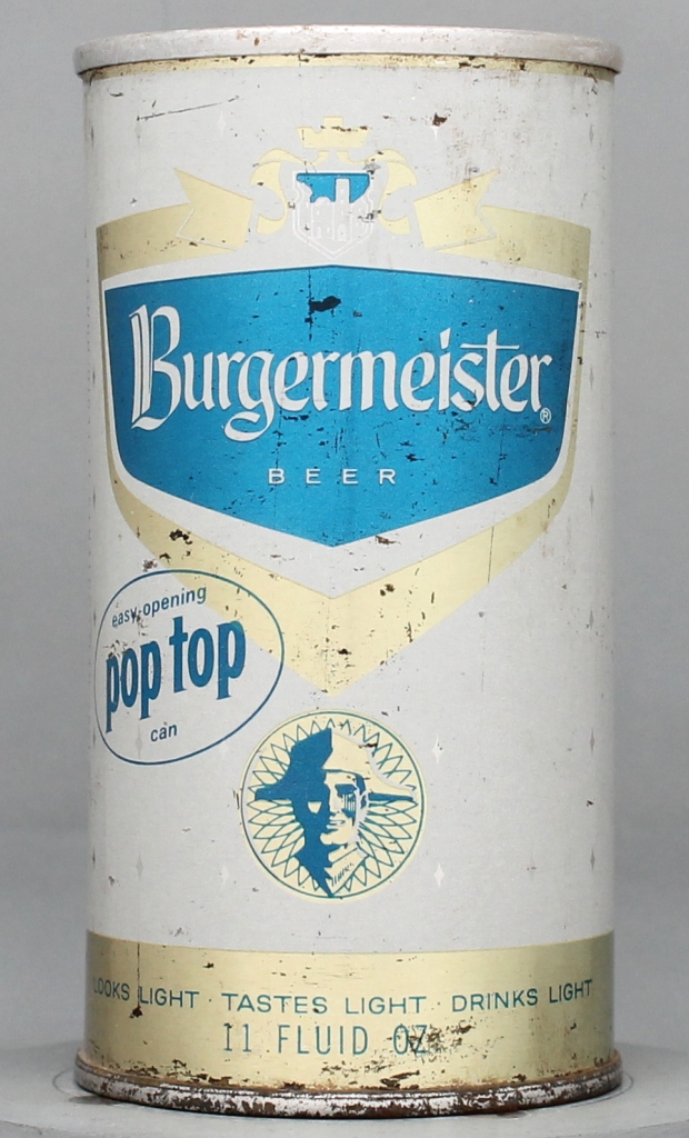 Burgermeister Beer 11 Oz Zip Top Can