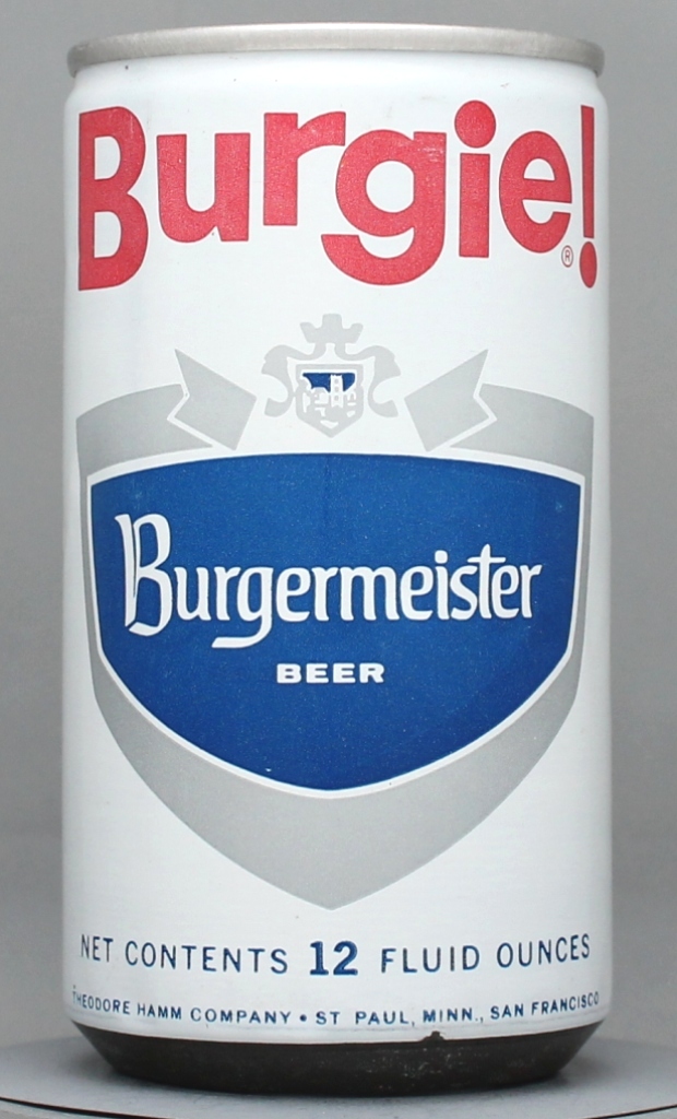 Burgermeister Beer 12 Oz Tab Top Can