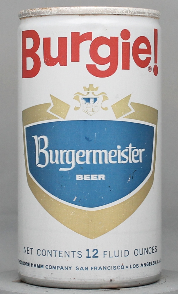Burgermeister Beer 12 Oz Tab Top Can
