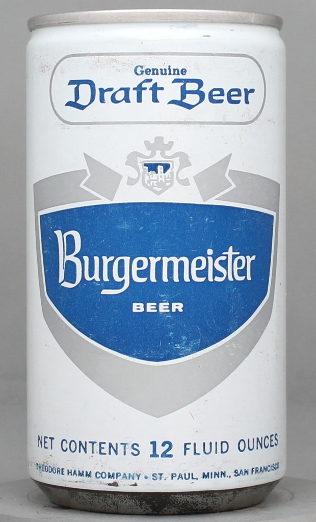 Burgermeister Draft 12 Oz Tab Top Can