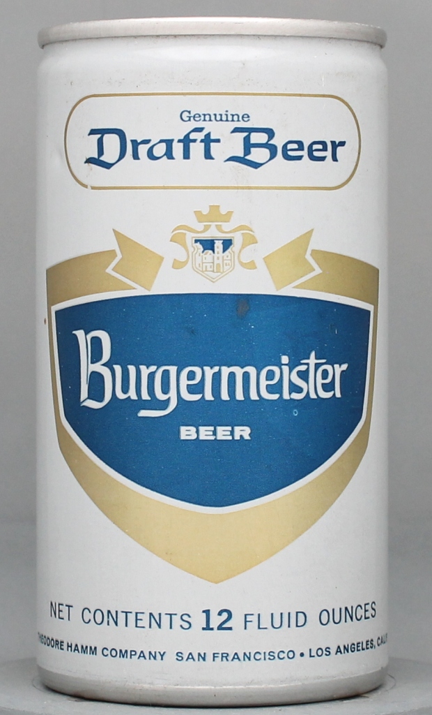 Burgermeister Draft 12 Oz Tab Top Can