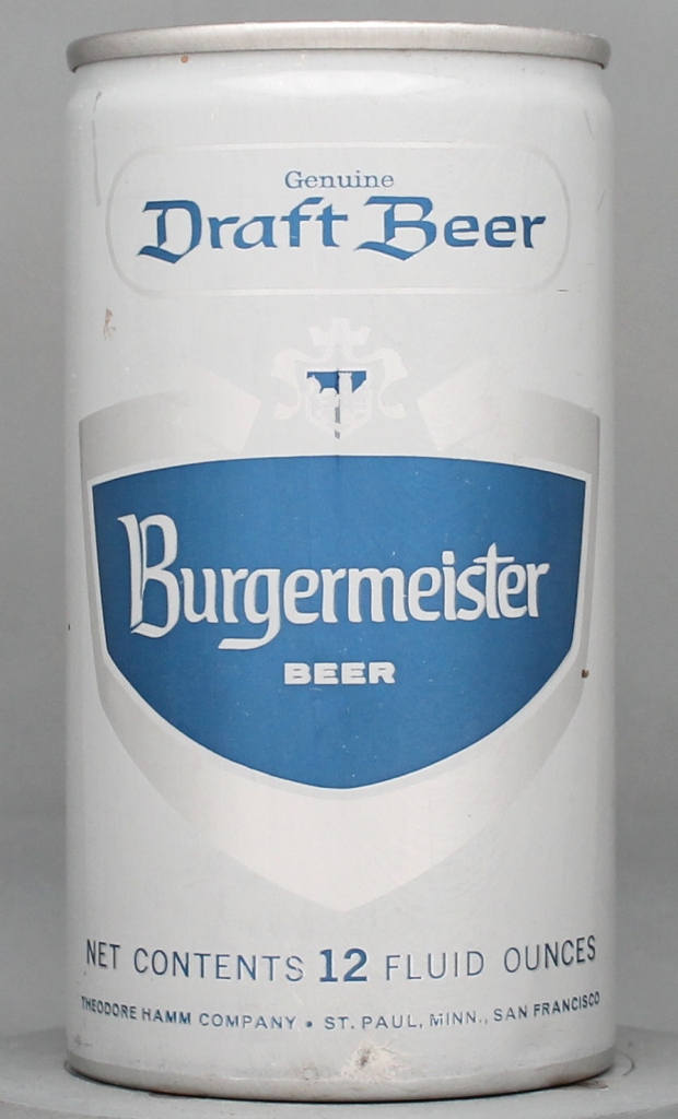 Burgermeister Draft 12 Oz Tab Top Can