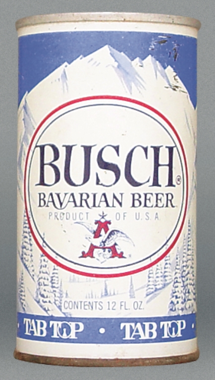 Busch Bavarian Beer 12 Oz Tab Top Can