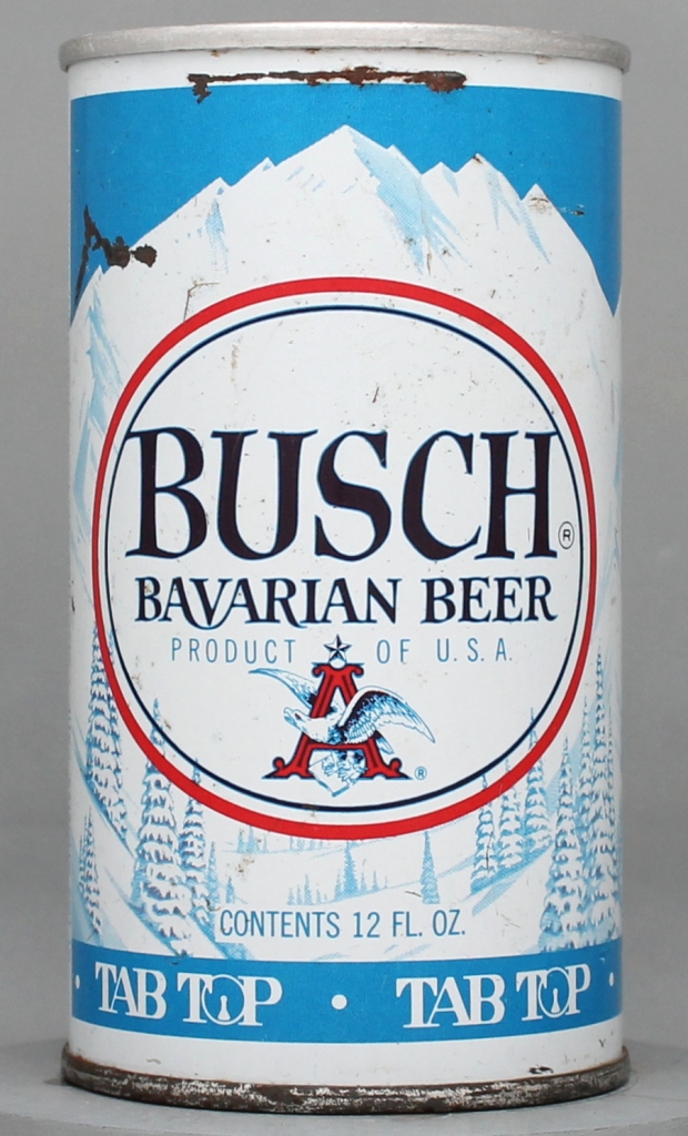 Busch Bavarian Beer 12 Oz Tab Top Can