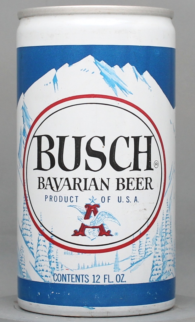 Busch Bavarian Beer 12 Oz Tab Top Can