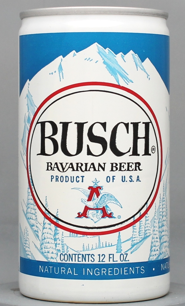 Busch Bavarian Beer 12 Oz Tab Top Can
