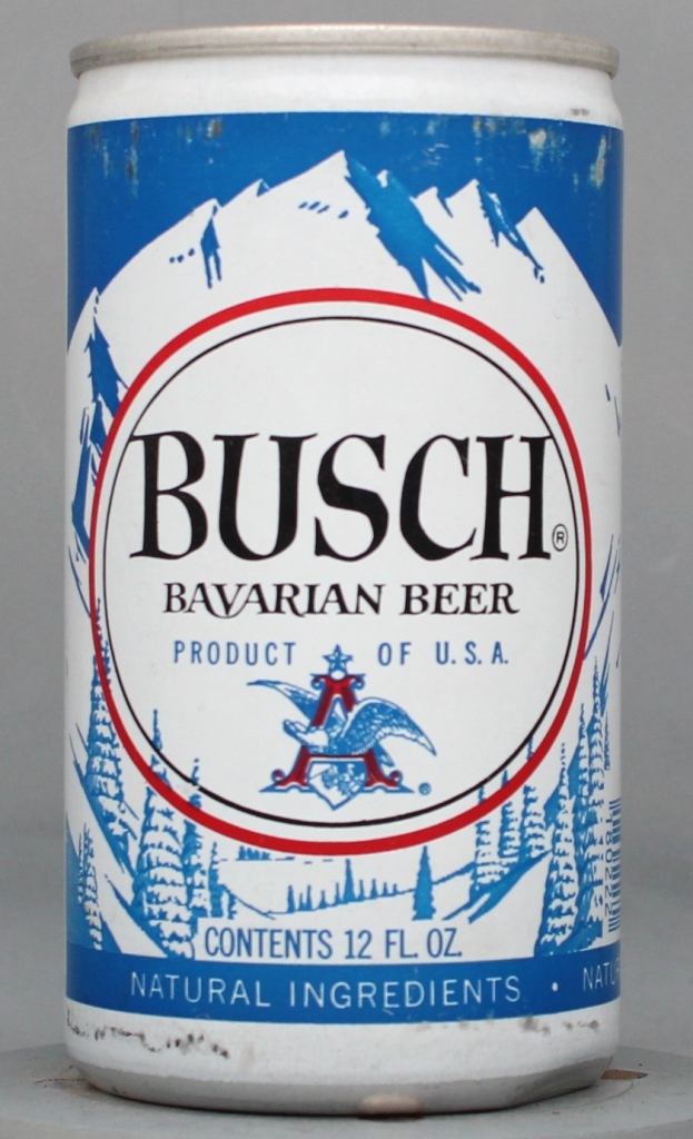 Busch Bavarian Beer 12 Oz Tab Top Can
