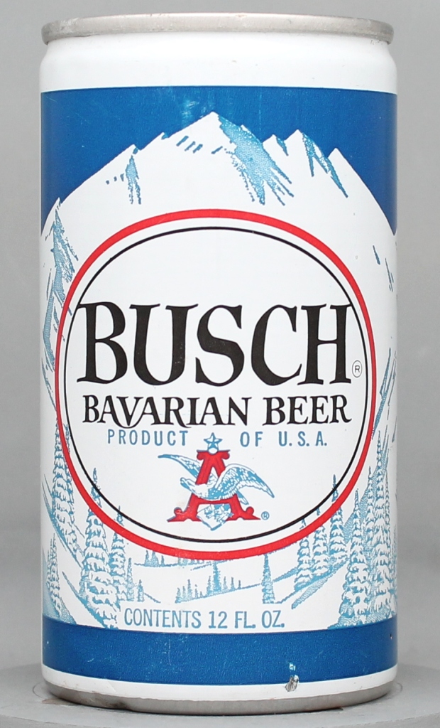 Busch Bavarian Beer 12 Oz Tab Top Can