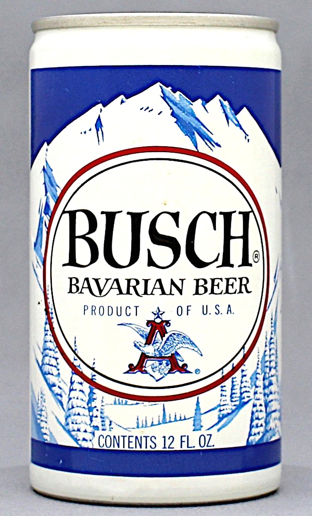 Busch Bavarian Beer 12 Oz Tab Top Can