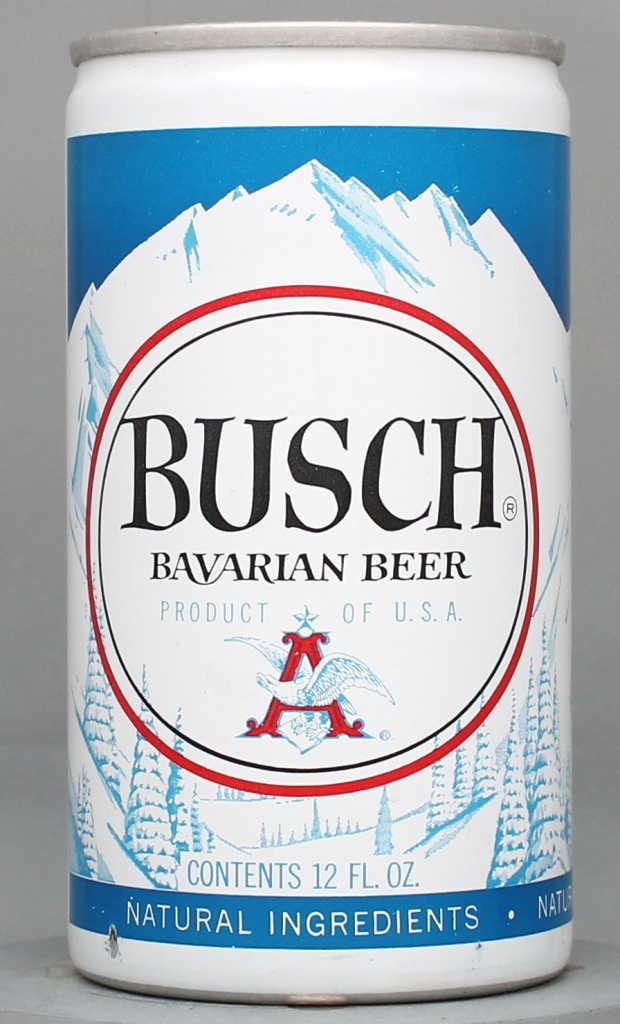 Busch Bavarian Beer 12 Oz Tab Top Can
