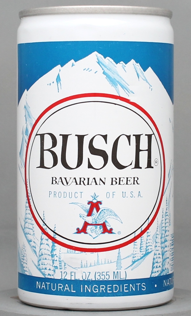 Busch Bavarian Beer 12 Oz Tab Top Can