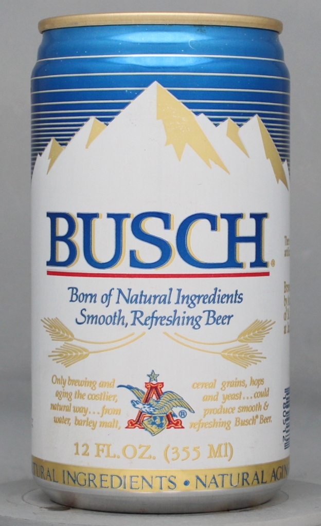 Busch Beer 12 Oz Tab Top Can